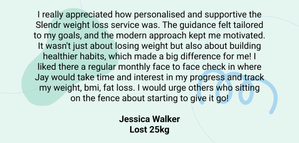 Jessica Walker - Slendr Testimonial